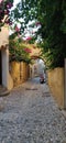 Street greece Rhodes summer colors