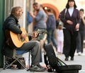 Street Guitar Player Royalty Free Stock Photo