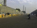 Street of Gurgaon / Gurugram, New Delhi Royalty Free Stock Photo