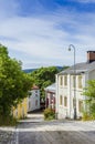 Street in Harnosand Royalty Free Stock Photo