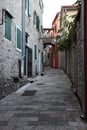 Street in Herceg Novi, Montenegro Royalty Free Stock Photo