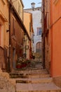 Street in the historic center of Campobasso Royalty Free Stock Photo