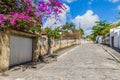 Street in the historic center of Joao Pessoa, Braz