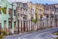 Street in the historic center of Joao Pessoa, Braz