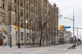 Street with historic office building in Ottawa, Ontario, Canada. Canada Revenue Agency Royalty Free Stock Photo
