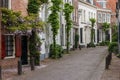 Street in the historic old town of Amersfoort Royalty Free Stock Photo