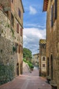 Street in San Gimignano, Italy Royalty Free Stock Photo