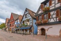 Street in Kaysersberg, Alsace, France Royalty Free Stock Photo