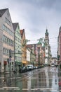 Street in Augsburg, Germany Royalty Free Stock Photo