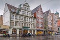 Street in Augsburg, Germany Royalty Free Stock Photo