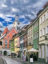 Street in Uberlingen, Germany Royalty Free Stock Photo