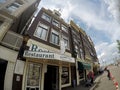 Street in the historical part of Amsterdam