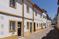 Street and houses, Alter Do Chao, Beiras region, Royalty Free Stock Photo