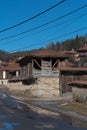 Street and houses in the old town of Koprivshtitsa, Bulgaria