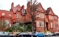 Red brick Victorian building in Hove. Royalty Free Stock Photo