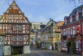 Street in Idstein, Germany Royalty Free Stock Photo