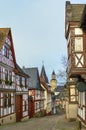 Street in Idstein, Germany Royalty Free Stock Photo