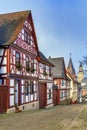 Street in Idstein, Germany Royalty Free Stock Photo