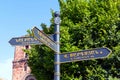 Street index at the central Republic Square. Royalty Free Stock Photo