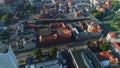 Street Jagiellonska Bydgoszcz River Brda Rzeka Aerial View Poland