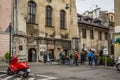 Street in the jewish district in Krakow