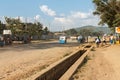 Street in Jinka town in Ethiopia.