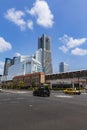 Street junction and Sakuragicho train station