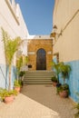 Street in Kasbah of the Udayas in Rabat ,Morocco Royalty Free Stock Photo