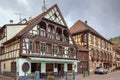 Street in Kaysersberg, Alsace, France Royalty Free Stock Photo