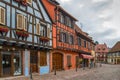 Street in Kaysersberg, Alsace, France Royalty Free Stock Photo