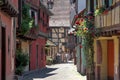 Street in Kaysersberg Royalty Free Stock Photo