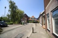 street Kerkstraat in the village of Moerkapelle Royalty Free Stock Photo