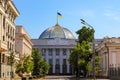 The street in Kiev, on which the Ukrainian parliament is located, Verkhovna Rada, the legislative branch of Ukraine