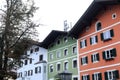 Kitzbuhel, Austria, houses in city center