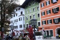 Kitzbuhel, Austria, houses in city center