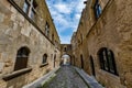 Street of Knights, Rhodes, Greece Royalty Free Stock Photo