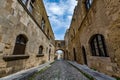 Street of Knights, Rhodes, Greece Royalty Free Stock Photo