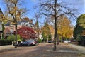 Street Koningslaan in the center of Amsterdam near the Vondelpark. The Netherlands.