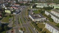 Street Konskie Uliac Wojska Polskiego Aerial View Poland