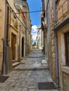 Street at Korcula, Croatia Royalty Free Stock Photo