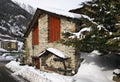 Street in la Cortinada. Andorra Royalty Free Stock Photo