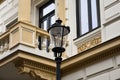 Street Lamp and a balcony Royalty Free Stock Photo