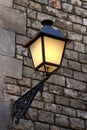 Street lamp in Barcelona Royalty Free Stock Photo