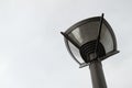 Street lamp in a city Park on a white background Royalty Free Stock Photo