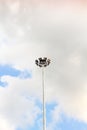 Street lamp in the clound sky Royalty Free Stock Photo