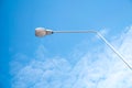 Street lamp in the clound sky Royalty Free Stock Photo