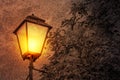 Street Lamp Glowing Light Royalty Free Stock Photo