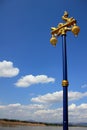 Street lamp. Walking Street. Royalty Free Stock Photo