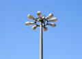 Street lamp over blue sky Royalty Free Stock Photo