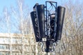 Street lamp in park Royalty Free Stock Photo